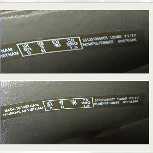 Clarks Palm Glow Olive Green Wedge Sandals Size 9 - Picture 16 of 16